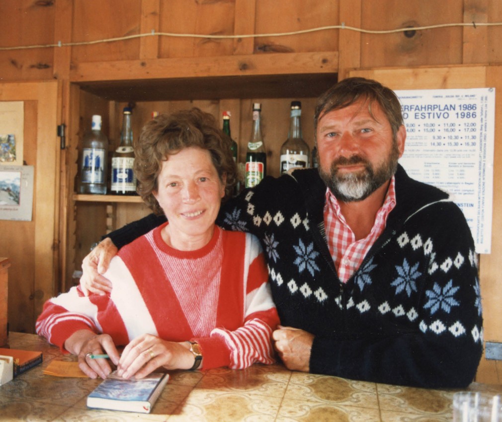 I nonni della famiglia Gutgstell attuale.